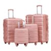Valise Flight Knight ABS 3 Tailles | Bagages Légers | Pour Air France, Hop!, easyJet, Ryanair Et D'autres (4 PCS)