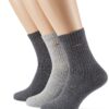 Chaussettes de sport Camano Basic Homme - Lot de 3 - Anti Douleur, Respirantes et Moisissure Éviteuses