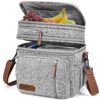 MIYCOO Sac Isotherme à Déjeuner 15L pour Femmes et Hommes - Sac à Lunch Grande et Portable avec Double Couche