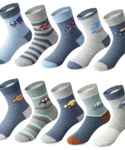 Chaussettes Domee pour garçon socquettes basses en coton lot de 10 pour enfant en saison printemps-étés
