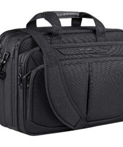KROSER Sac de Voyage Extensible pour Ordinateur Portable Imperméable pour Femmes et Hommes - 18" Laptop Bag - 17.3" Port