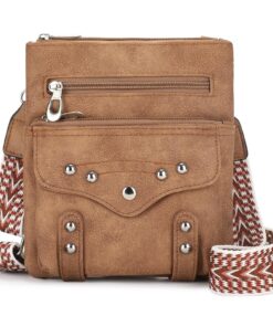 BAIGIO Petit Sac Bandoulière Femme en Cuir PU Multifonctionnel pour Porter au Daily,Sac à Main Bandoulieres pour Femme a