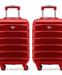 Valise Flight Knight Lightweight Abs 55x35x20 Cm | Sécuritaire 3 Tailles | Bagage Compatible Air France & easyJet | Idéa