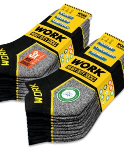 SOXCO chaussettes travail basses homme femme - confortables et durables pour le travail et la vie quotidienne - lot de 1