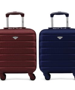 Casquette Knights Lot De 2 Valises Lightweight en ABS Rigide à 4 Roues Pour Voyageurs En Avion, Air France, Ryanair et E