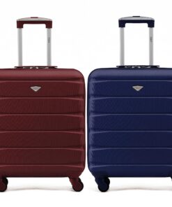 Valises Flight Knight Rigides en ABS pour Cabine|Approuvé British Airways et easyJet|Grand Sac de Cabine 56x45x25cm