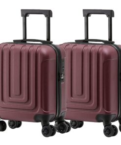 Bagages A Main Flight Knight Premium - Legers & Spun 4 Roues - Serrure & USB Port - Approuves pour EasyJet, Ryanair & Je