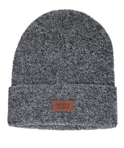 Titre SEO optimisé : Levi's Bonnet d'hiver classique en tricot chaud avec doublure en polaire pour homme et femme mixte
