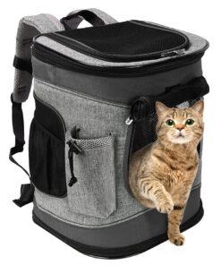 Kritter Planet Sac à Dos Respirant et Pliable pour Chiens et Chats | Randonnée, Cyclisme et Extérieur | Tapis Intérieur