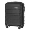 Valise Cabine Barrens Rigide Noir 34L Légère Serrure CombinaisonABS