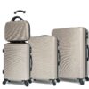Valises CELIMS Champagne -59, Marque Française en Cuir avec Vanity, Idéales pour Voyage et Week-end