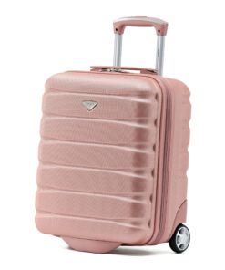 Valise Flight KnightABS Rigide 2 Roues Approuvée Air France, Ryanair, easyJet | Taille 45x36x20cm | Valise Main | Voléra