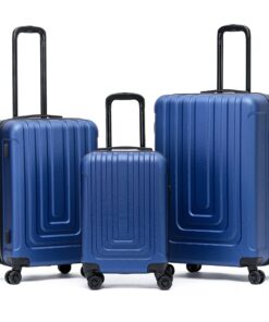 Pince-Bagages Premium Lightweight Flight Knight - Verrou Intérieur avec Roues Double Tourne-disque - Minière Très Durabl