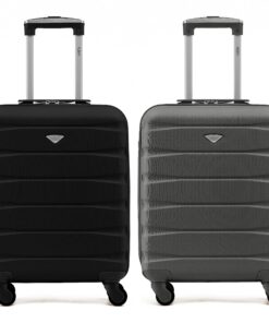 Valises Rigides Flight Knight - Lot de 2 Valises Légères en ABS pour Cabine | Approuvées pour easyJet, Jet2 et Ryanair (