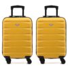 Valises ABS Legeres Flight Knight Approuve par EasyJet et British Airways|Vol Cabine et Soute|Legeres et Rigides|Compagn
