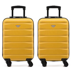Valises ABS Legeres Flight Knight Approuve par EasyJet et British Airways|Vol Cabine et Soute|Legeres et Rigides|Compagn