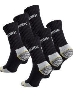 Chaussettes Cotton Prime Lot de 6 homme robustes travail loisirs - chaussettes de travail robustes