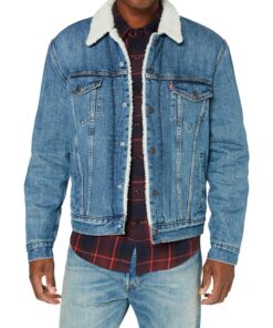 Levi's Type 3 Sherpa Trucker Veste pour Homme - Warm Travel & Work - Qualité US - M/L/XL/XXL - Best Seller