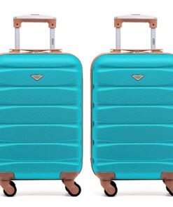 Valises Flight Knight ABS Légeres pour Voyageurs Approuve par EasyJet, British Airways et Virgin Atlantic 20 Pulss Valis