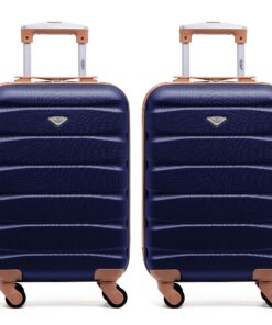 Valises Flight Knight ABS Legeres Approuve par EasyJet Virgin Atlantic Bagages Cabine Et Soute