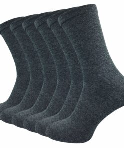 GAWILO Chaussettes diabétiques pour hommes | Sans élastique et sans couture | Convient pour les problèmes veineux | 6 pa
