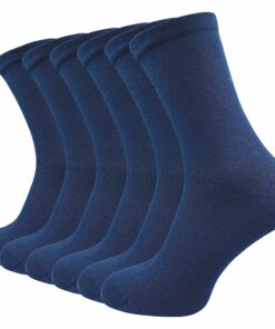 GAWILO Chaussettes pour diabétiques homme (6 paires) - Sans élastique et sans couture - Convient aux problèmes veineux