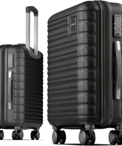 Valise cabine Ryanair Travely 55x40x20cm - Valise cabine TSA 36L pour Ryanair, Lufthansa et autres, Idéale pour Voyageur