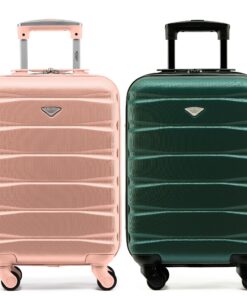 Case de Voyage Flight Knight Lot de 2 Bagages À Main Rigides 4 Roues pour Voyageurs Frequent |Approuvé pour Air France,