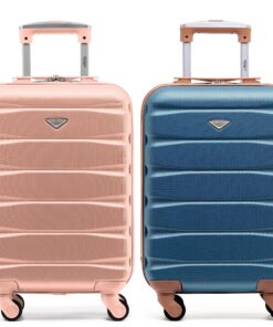 Case de Voyage Flight Knight Lot de 2 Sac A Main Rigide 4 Roues 55x35x20cm pour Voyageurs Frequent | Confort + Sécurité